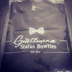 Classic Black Gentleman Status Bowtie T-Shirt